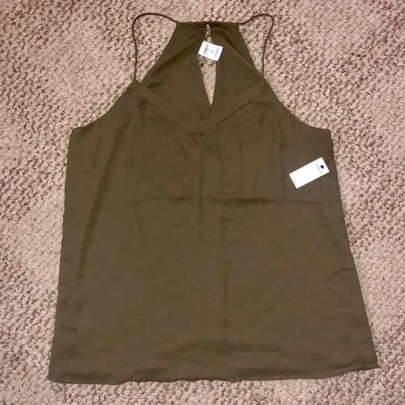 Express Tops - EXPRESS (Large) Olive Green Barcelona Cami 💚